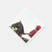 SERVIETTE EN PAPIER CHEVAUX SPORTIFS (Coin)
