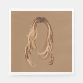 Serviette En Papier Cheveux (Devant)