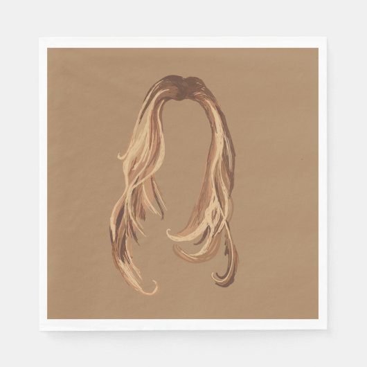 Serviette En Papier Cheveux (Devant)