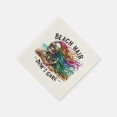 Serviette En Papier Cheveux de plage - Squelette (2) (Coin)