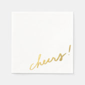 Serviette En Papier Cheveux d'or classique (Devant)