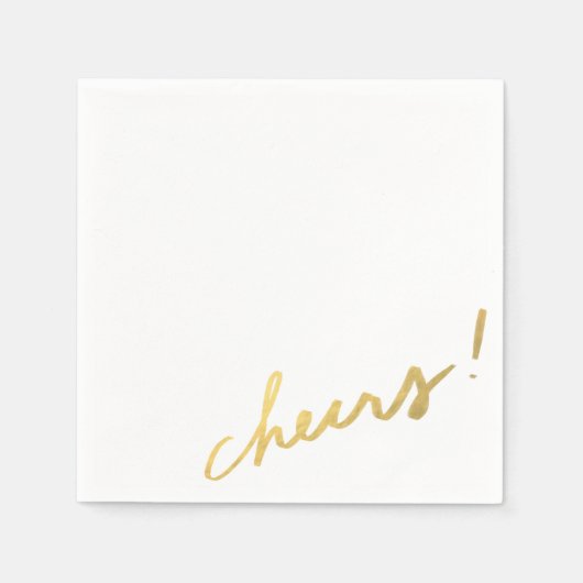 Serviette En Papier Cheveux d'or classique (Devant)