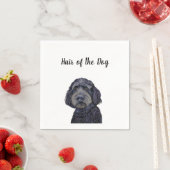 Serviette En Papier "Cheveux du chien" Mariage Cocktail Napkins (En situation)