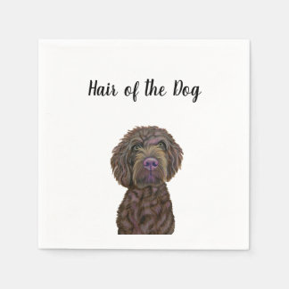 Serviette En Papier "Cheveux du chien" Mariage Cocktail Napkins