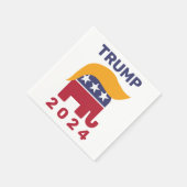 Serviette En Papier Cheveux Trump 2024 Papier serviettes, Cocktail sta (Coin)