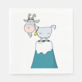 Serviette En Papier Chèvre de Longhorn (Devant)