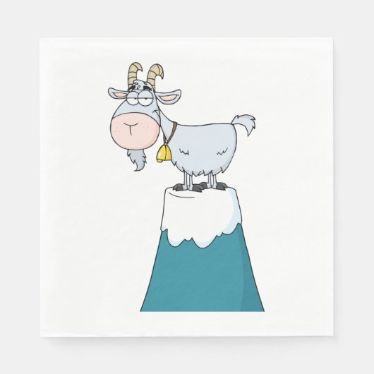 Serviette En Papier Chèvre de Longhorn (Devant)