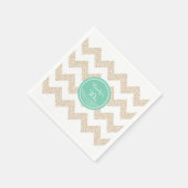 Serviette En Papier Chevron 30e Anniversaire P Napkin Choisissez la co (Coin)