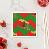 Serviette En Papier chevron kwanza (En situation)