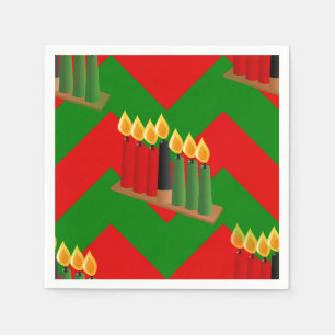 Serviette En Papier chevron kwanza
