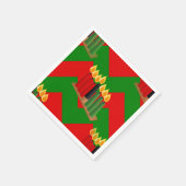 Serviette En Papier chevron kwanza (Coin)