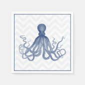 Serviette En Papier Chevron Octopus LT (Devant)