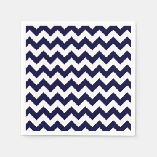 Serviette En Papier Chevron Zig-Zag (Devant)