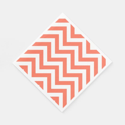 Serviette En Papier Chevron Zig Zag (Coin)