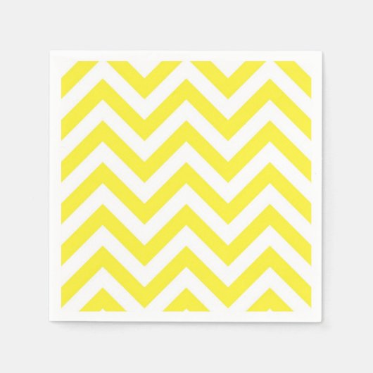 Serviette En Papier Chevron Zig Zag (Devant)