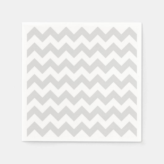 Serviette En Papier Chevron Zig-Zag (Devant)
