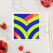 Serviette En Papier chevrons chic et modernes (En situation)