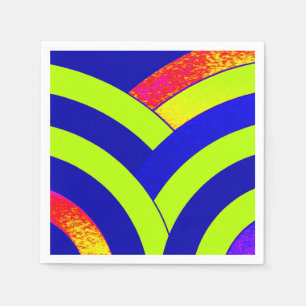 Serviette En Papier chevrons chic et modernes