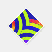 Serviette En Papier chevrons chic et modernes (Coin)
