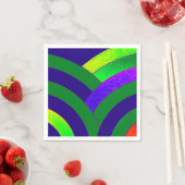 Serviette En Papier chevrons chic et modernes (En situation)