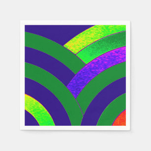 Serviette En Papier chevrons chic et modernes