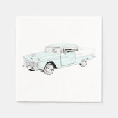 Serviette En Papier Chevy Bel Air 1955 (Devant)