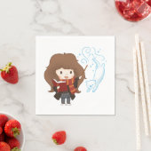 Serviette En Papier Chibi Hermione Granger Patronus (En situation)