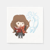 Serviette En Papier Chibi Hermione Granger Patronus (Devant)