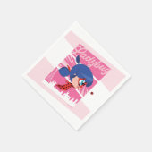 Serviette En Papier Chibi Ladybug à Paris (Coin)