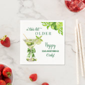 Serviette En Papier Chic A Tini Bit Older Lime Martini 55th Birthday (En situation)