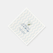 Serviette En Papier Chic a tini one boy baby shower (Coin)