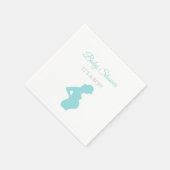 Serviette En Papier Chic Boy Baby shower Femme Enceinte Bump bébé (Coin)