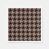 Serviette En Papier Chic brun noir motif (Devant)
