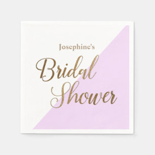 Serviette En Papier Chic Lavande Fête des mariées violet serviettes av
