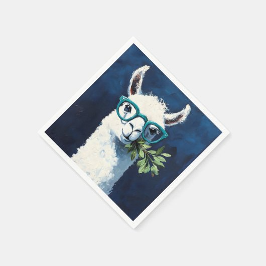 Serviette En Papier Chic Llama Smarty (Coin)