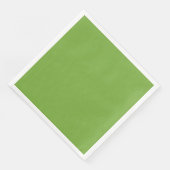 SERVIETTE EN PAPIER CHIC MODERNE COOL VERT SOLID (Coin)