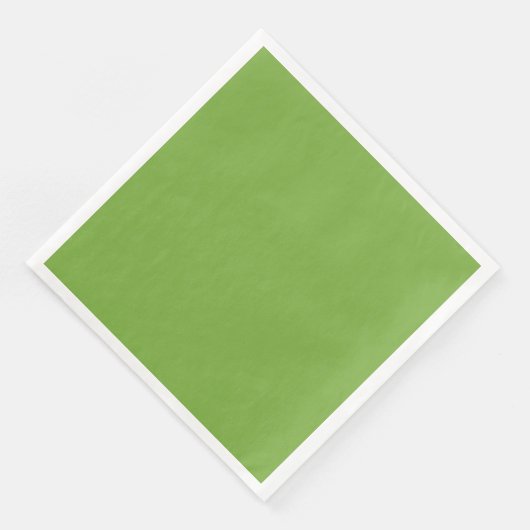SERVIETTE EN PAPIER CHIC MODERNE COOL VERT SOLID (Coin)