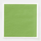 SERVIETTE EN PAPIER CHIC MODERNE COOL VERT SOLID (Devant)