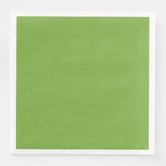SERVIETTE EN PAPIER CHIC MODERNE COOL VERT SOLID (Devant)