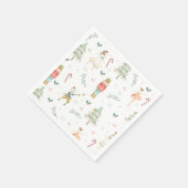 Serviette En Papier Chic Nutcracker Ballet Joyeuse fête de Noël (Coin)