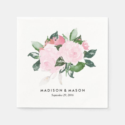 Serviette En Papier Chic romance | Cocktail serviettes (Devant)