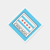 Serviette En Papier Chicago (Coin)