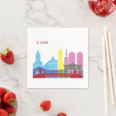 SERVIETTE EN PAPIER CHICAGO (En situation)