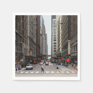 Serviette En Papier Chicago Madison Street Paper Napkins