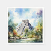Serviette En Papier Chichen Itza (Devant)
