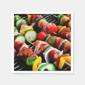 Serviette En Papier Chicken Kebab (Devant)