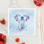 Serviette En Papier Chien (En situation)