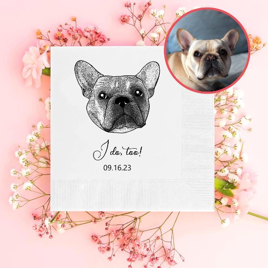 Serviette En Papier Chien à Chien à Chien à Chien à Chien Personnalisé