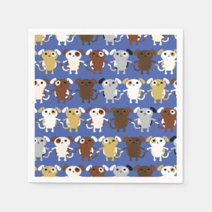 Serviette En Papier Chien Anniversaire Fête Enfants