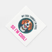 Serviette En Papier Chien beagle mignon (Coin)